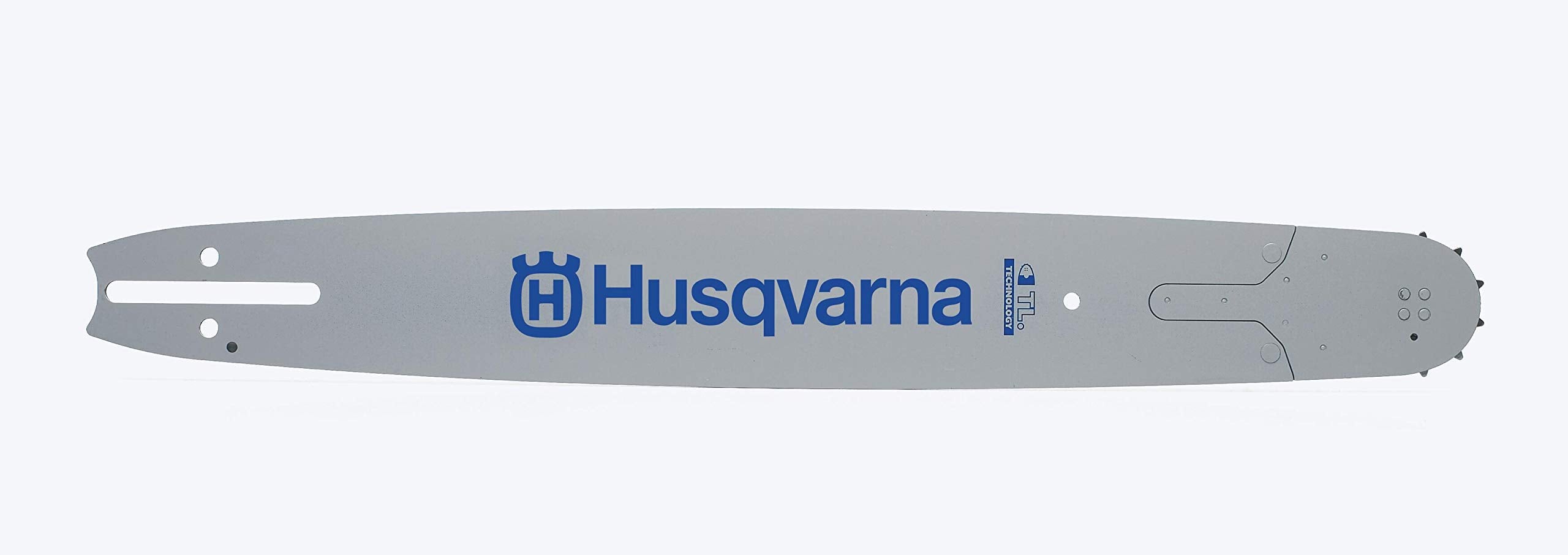 Husqvarna HL280 front profile showing 16-inch length and balanced control