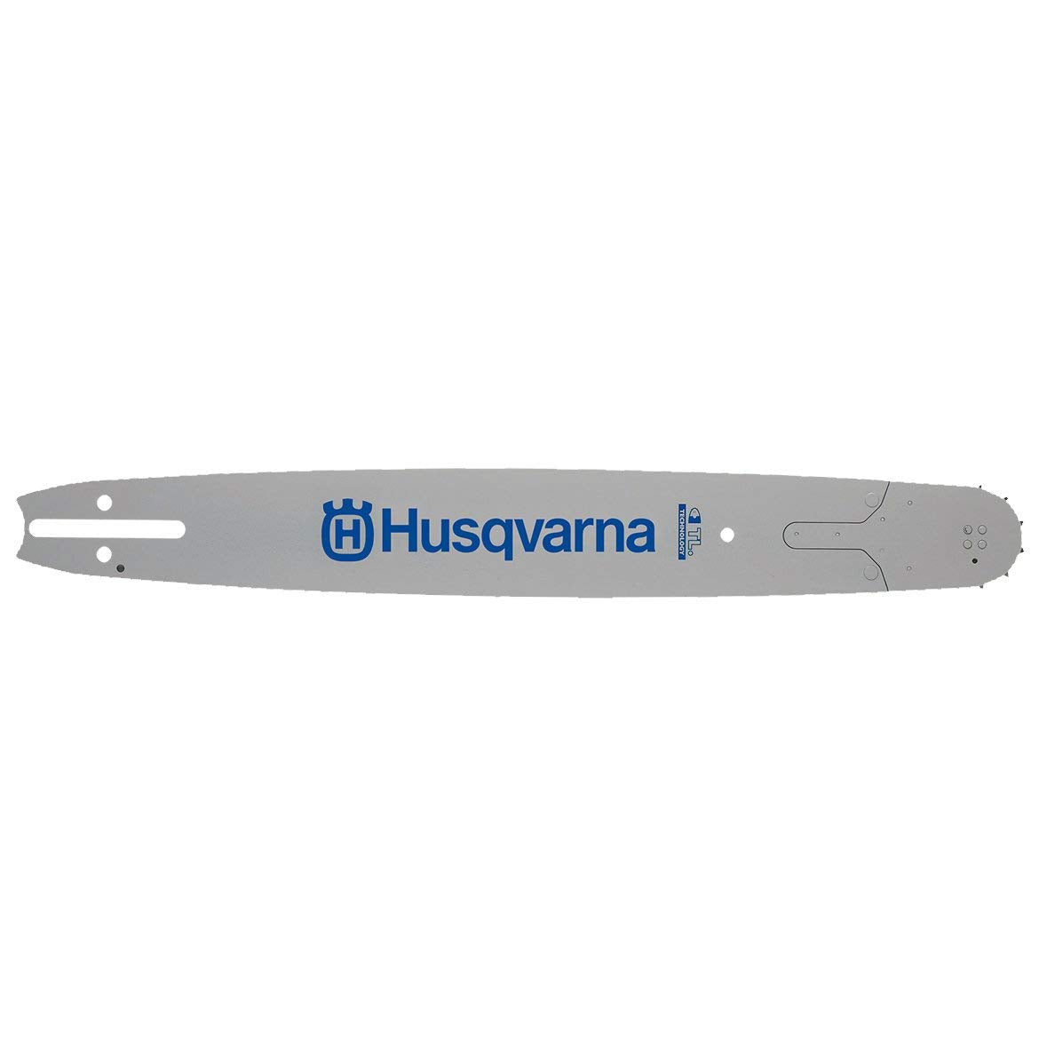 Husqvarna HL280 front view showing laminated bar finish and durable construction benefits
