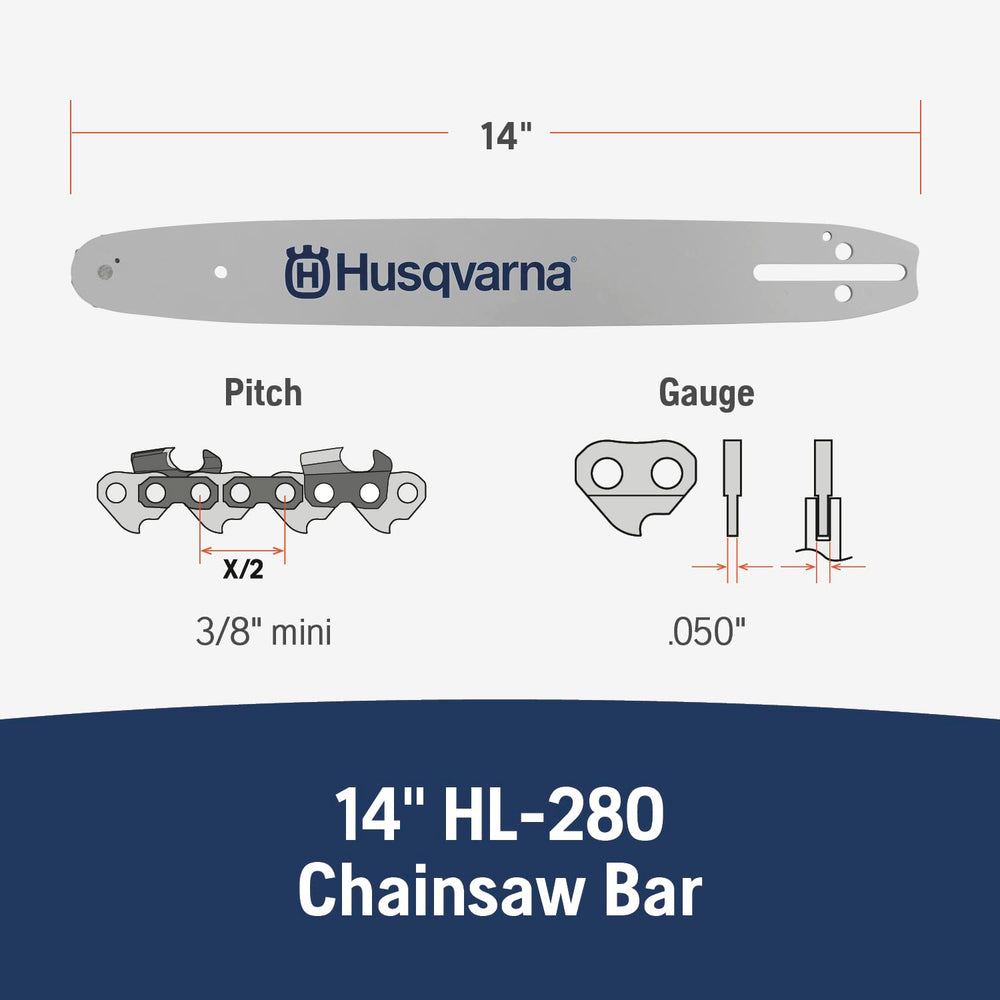 Husqvarna HL280 installed on chainsaw demonstrating improved cutting control