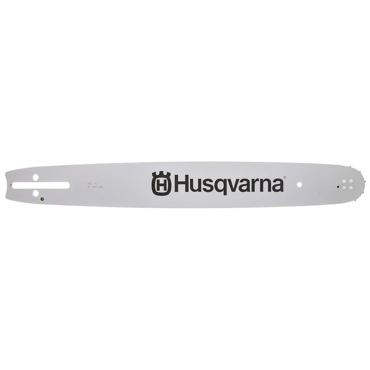 Husqvarna HLN250 front view showing bar and label for easy identification and fit