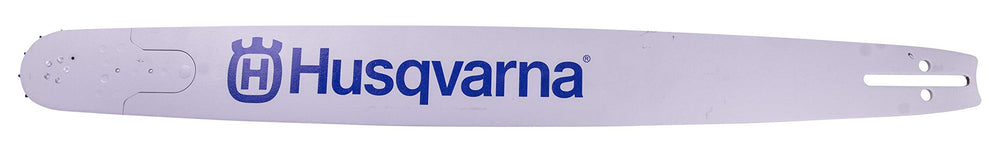 Husqvarna HT-280 full 24-inch bar showing length and laminated body for durability