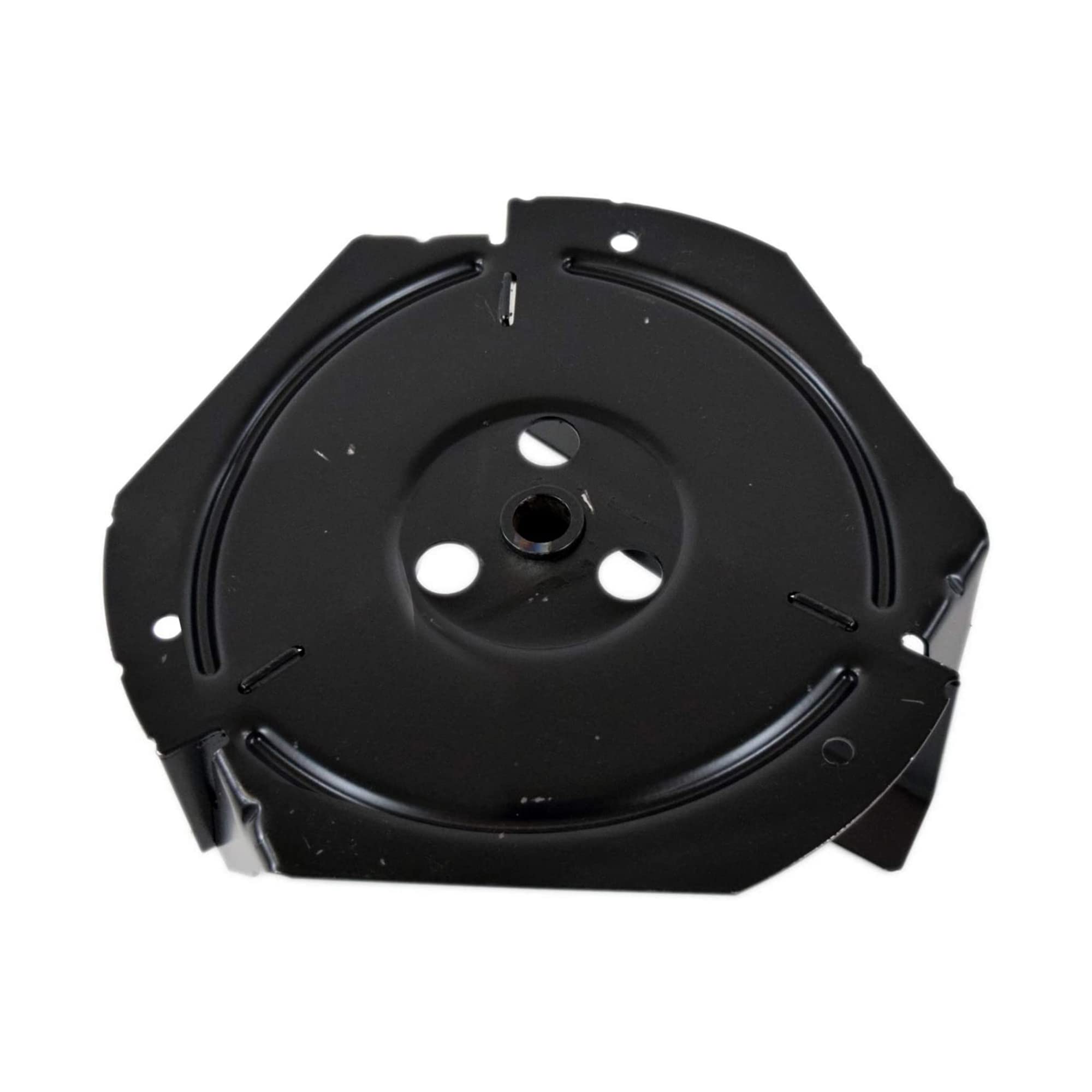 Husqvarna close-up of impeller blade edge and welds for reliable snow ejection