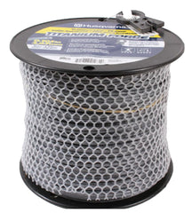 Husqvarna line close-up texture highlighting co-polymer construction and reduced wear