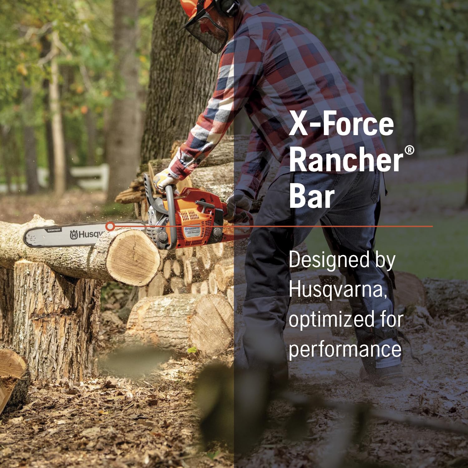 Husqvarna packaged replacement bar with label, ensuring genuine part authenticity