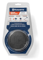 Husqvarna Rapid Replace front view showing quick-install benefit
