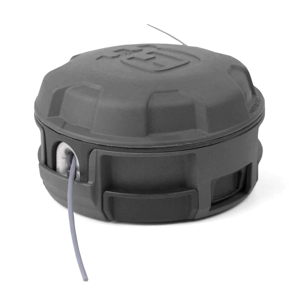 Husqvarna RapidReplace close-up of loading port illustrating align-load-twist convenience