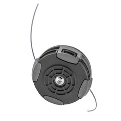 Husqvarna RapidReplace installed on a gas trimmer showing quick-change efficiency
