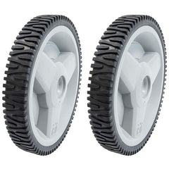 Husqvarna rear wheel 12 inch front view showing OEM fit and durable finish