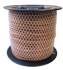 Husqvarna spool loaded into trimmer head demonstrating smooth feed and less downtime