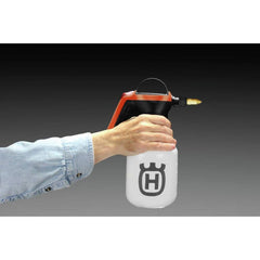 Husqvarna pressure-release valve detail for safe depressurization