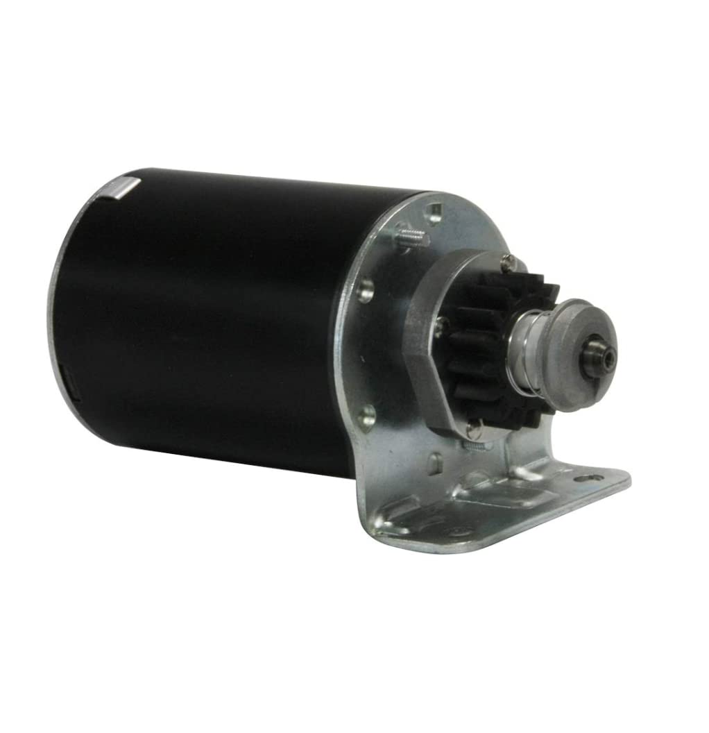 Generic Husqvarna starter front view showing mounting points and connectors for easy fit