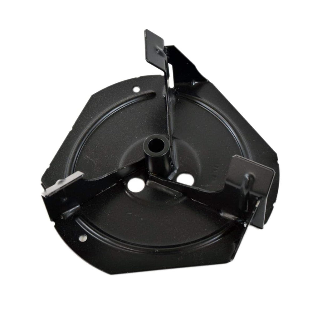 Husqvarna impeller front view showing OEM fit and durable steel construction benefits