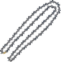 Husqvarna X-CUT chain mounted on guide bar showing pre-stretched fit for stable tension