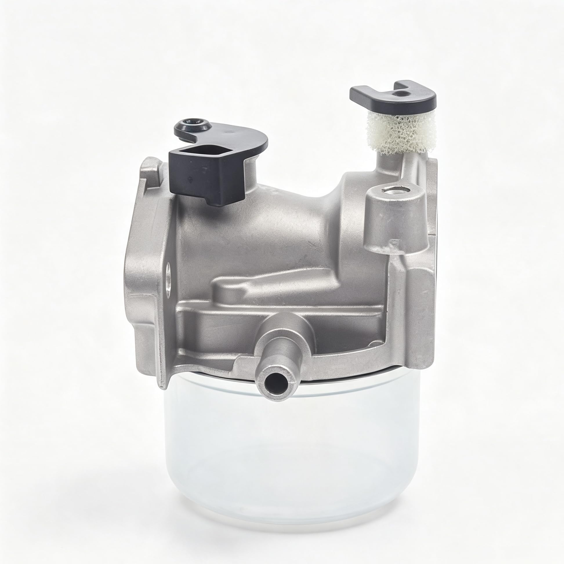 Hutdkte carburetor accessory kit laid out including gaskets primer bulb and spark plug for convenience