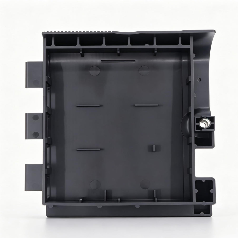 Hutdkte air filter cover detail showing secure fit and protection for cleaner intake performance