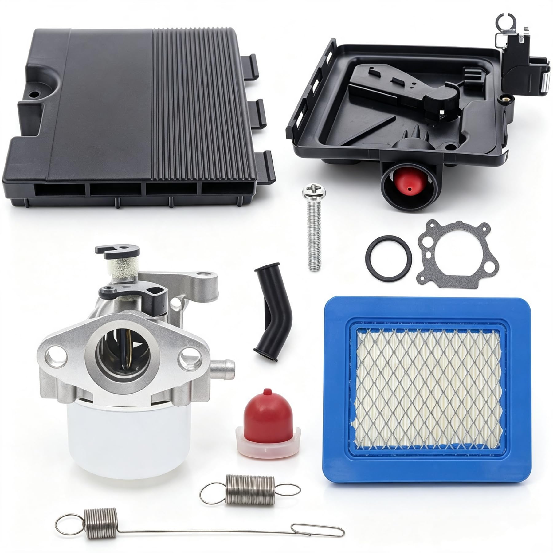 Hutdkte carburetor front view showing clean casting and mounting points for easy replacement