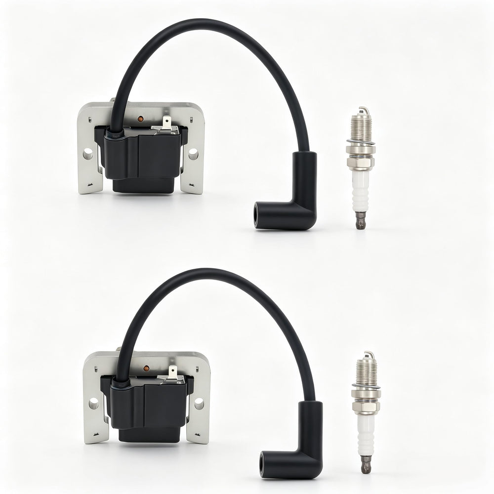 Hutdkte front view of ignition coil two-pack showing ready-to-install convenience