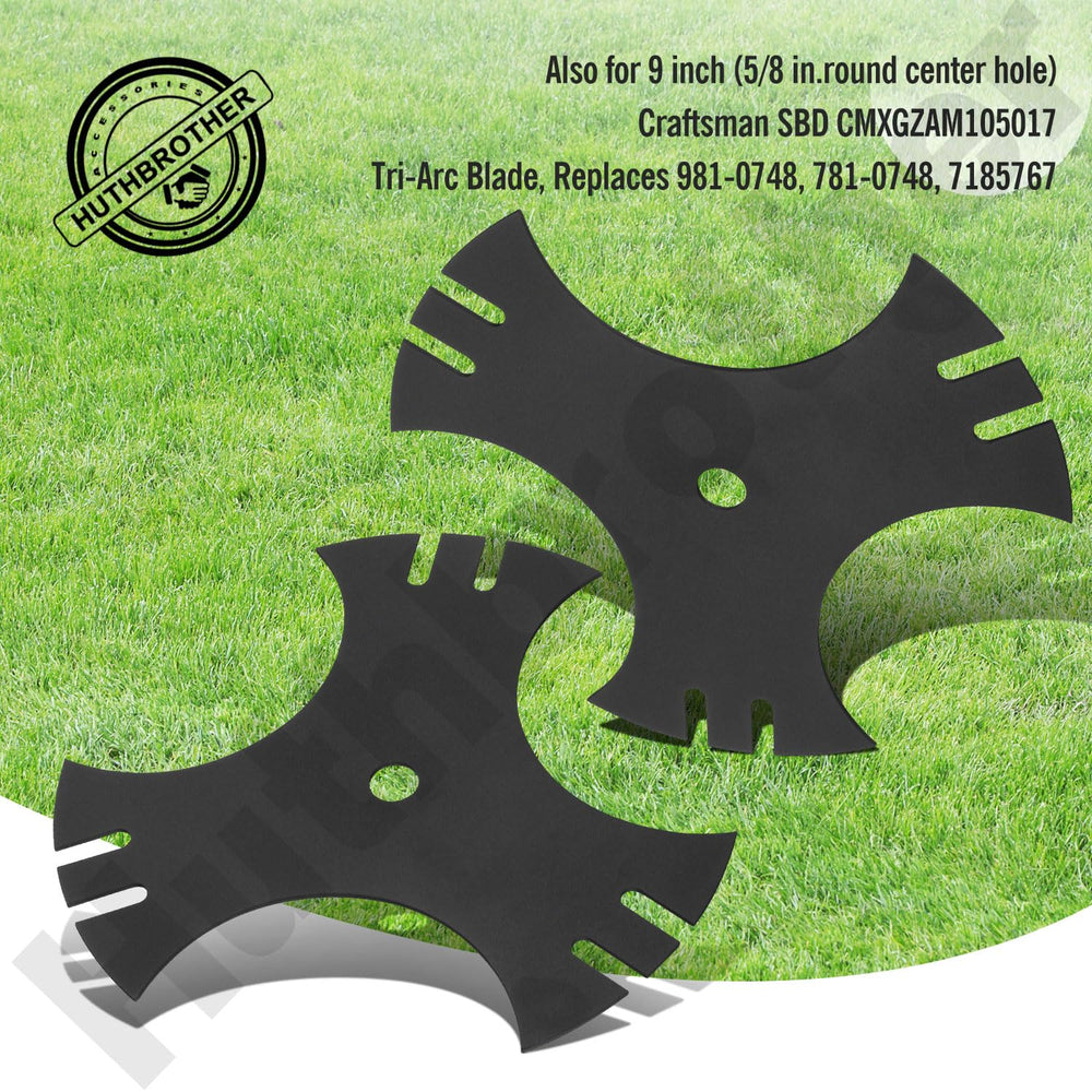 Huthbrother blade next to ruler showing 9-inch length for accurate sizing