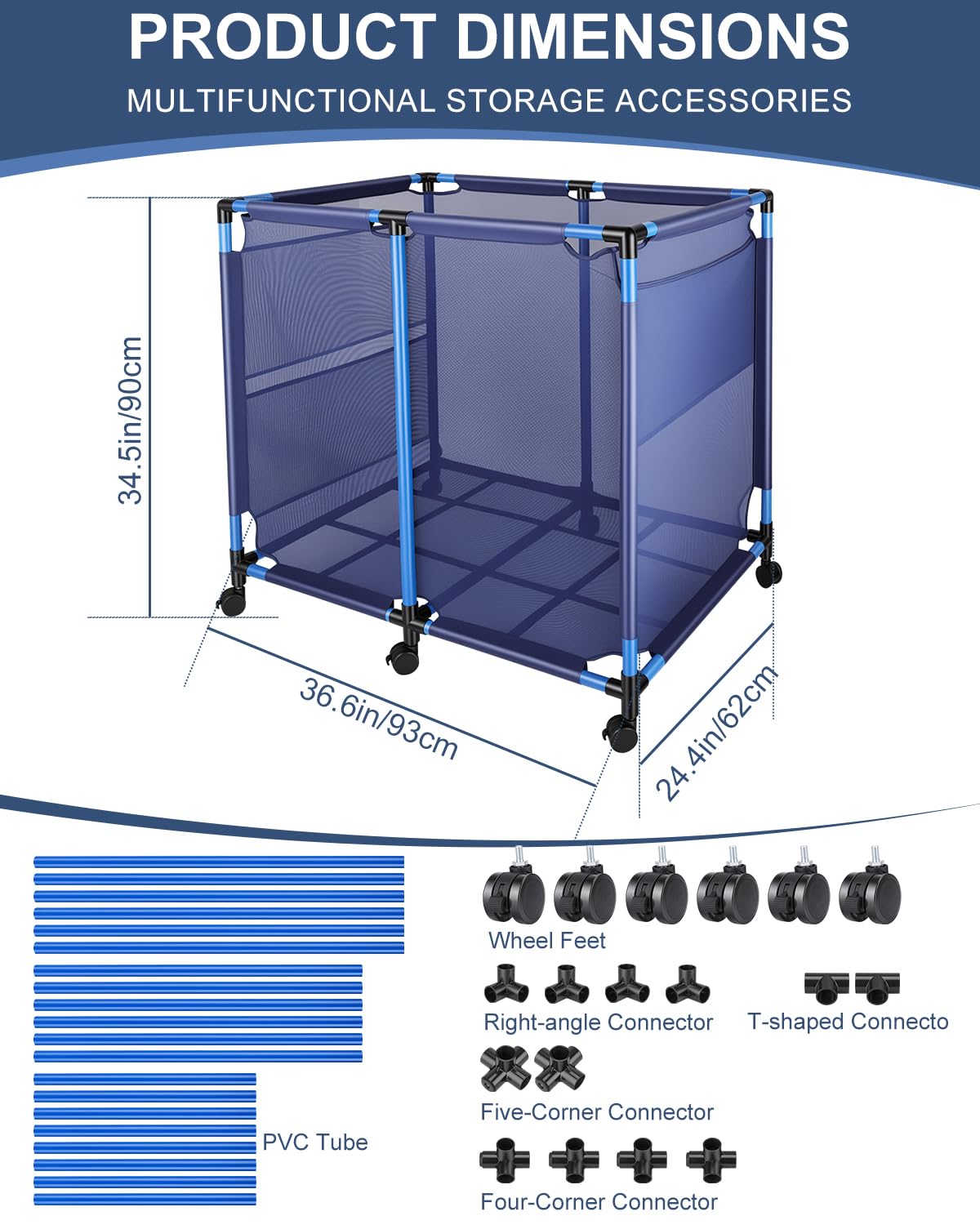Hutigertech close-up of UV-resistant nylon mesh highlighting quick drainage benefit