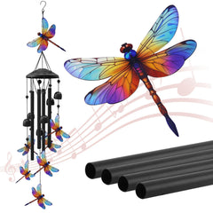 HUVNSOCH front view showing dragonfly design and balanced chime tones