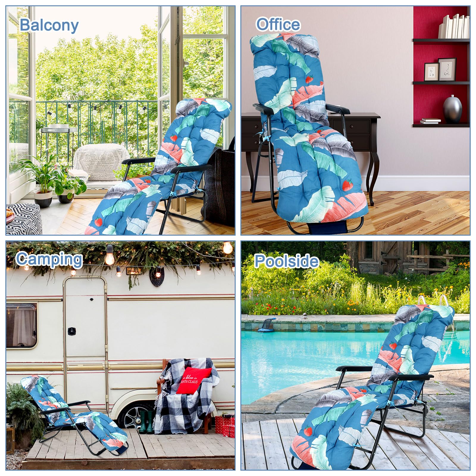 Huwena folded cushion ready for storage demonstrating easy handling and space saving