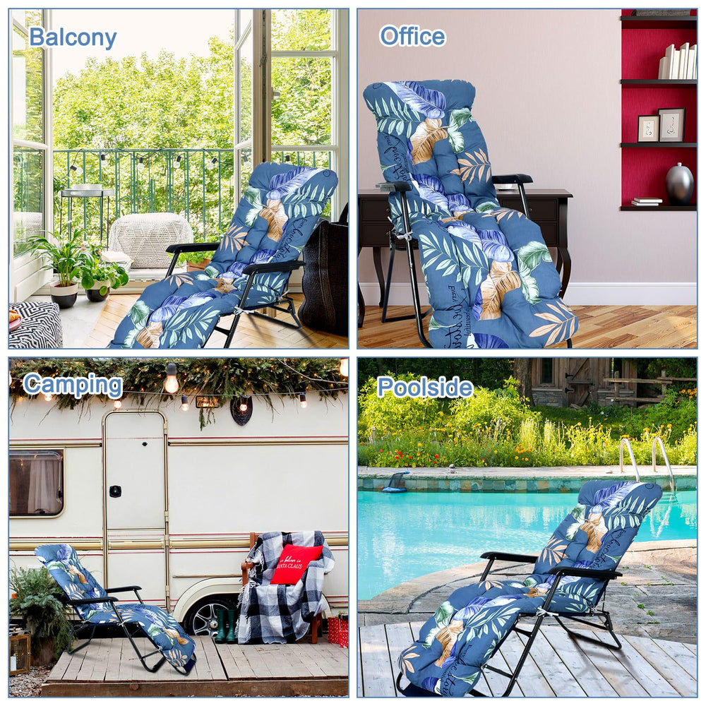 Huwena cushion on standard chaise for size comparison and fit clarity
