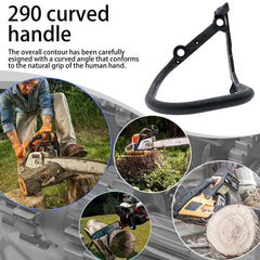 HUYUR handle side profile highlighting correct contour and ergonomic angle