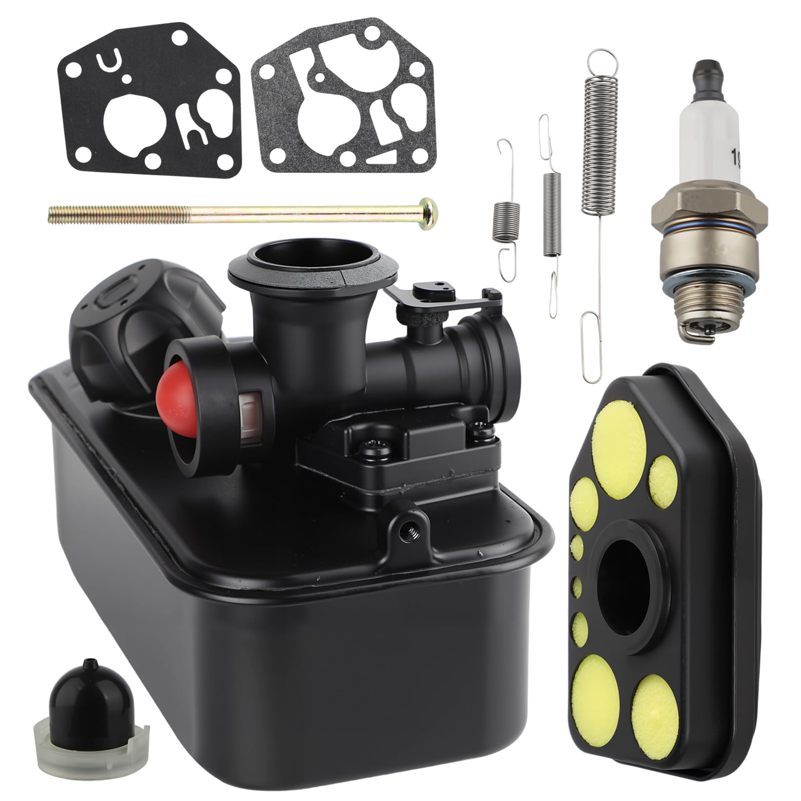 HUZTL close-up of metal 795477 carburetor highlighting precision machining benefit
