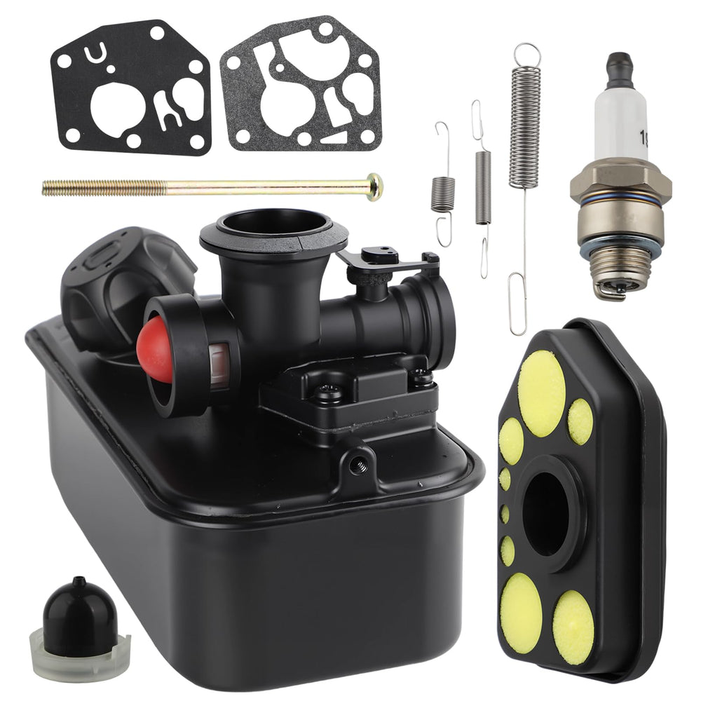 HUZTL close-up of metal 795477 carburetor highlighting precision machining benefit
