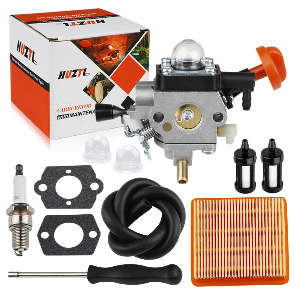 HUZTL carburetor front assembly showing mounting ports and benefits easier replacement