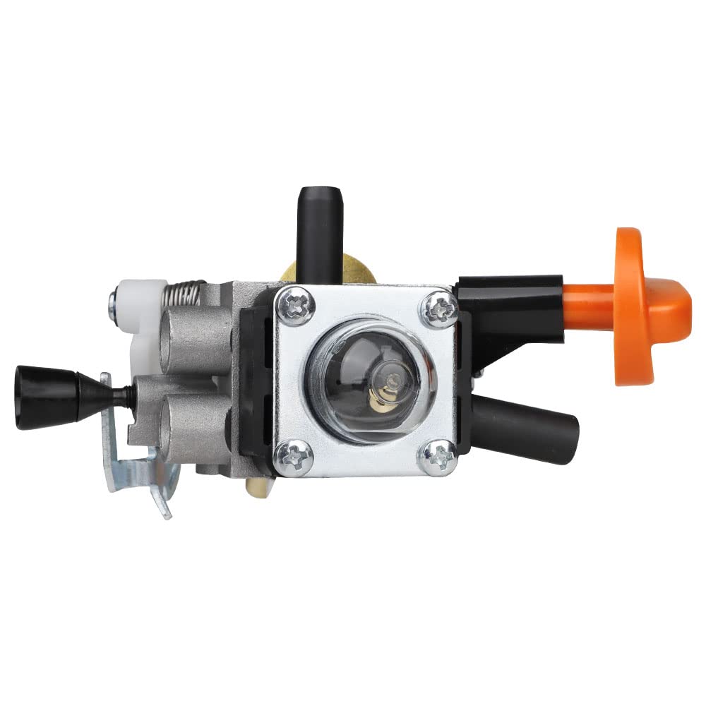 HUZTL carburetor held in hand showing compact size and easy handling benefit