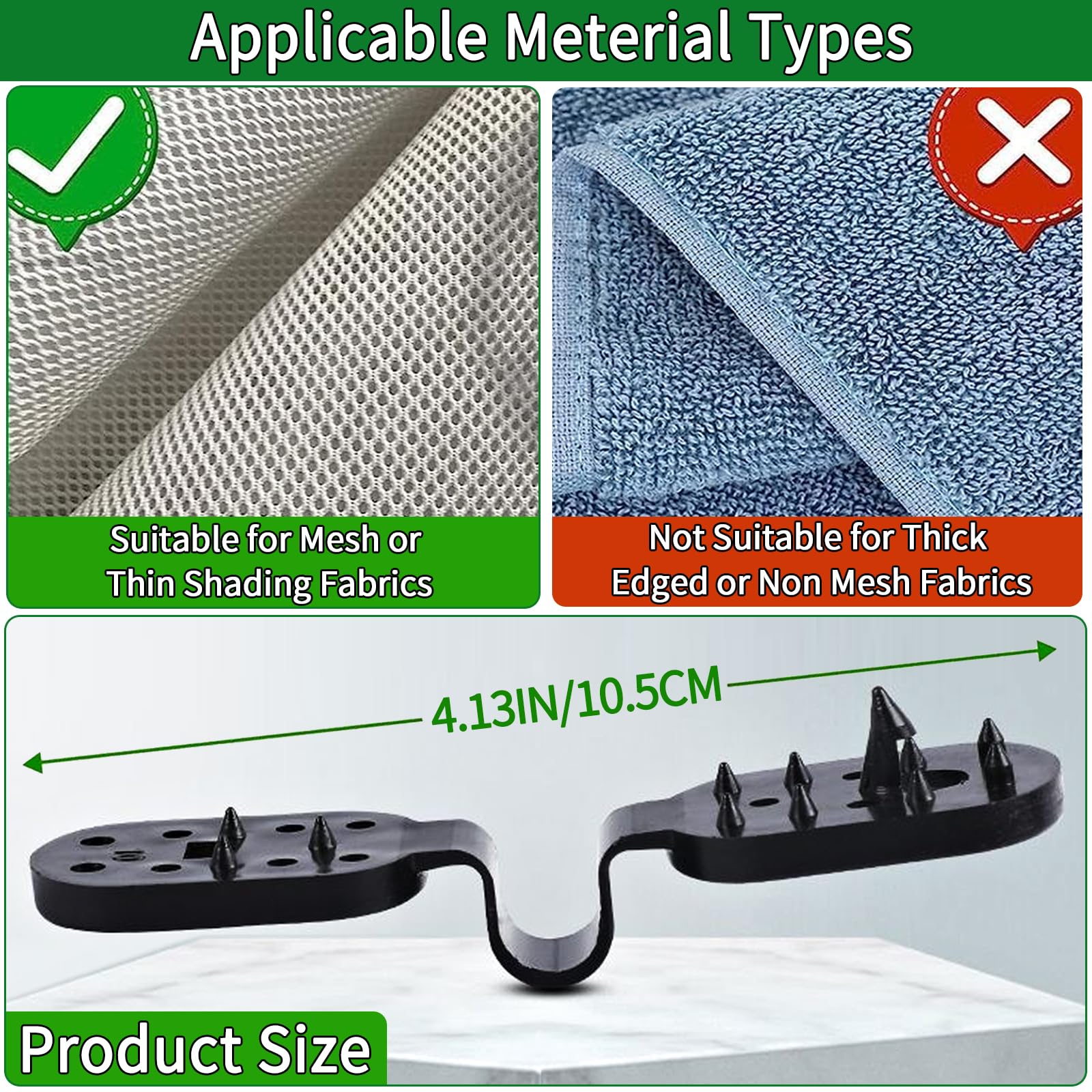 HVECT clips fastening anti-bird netting over fruit tree for crop protection