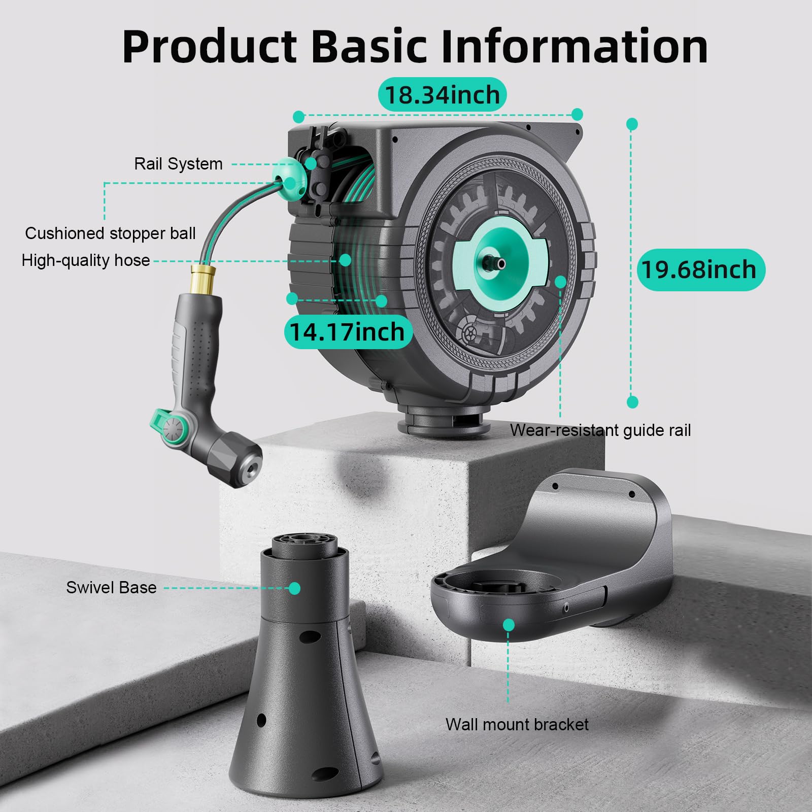 HVNPSH four-pattern nozzle in hand shows versatile watering options