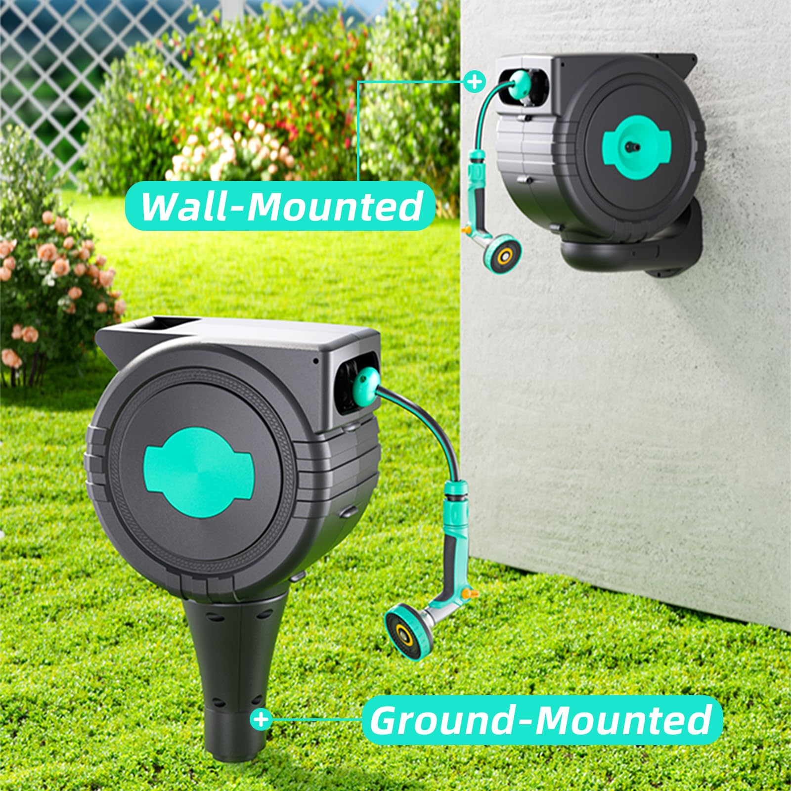HVNPSH hose texture and brass connector shows leak-resistant durability