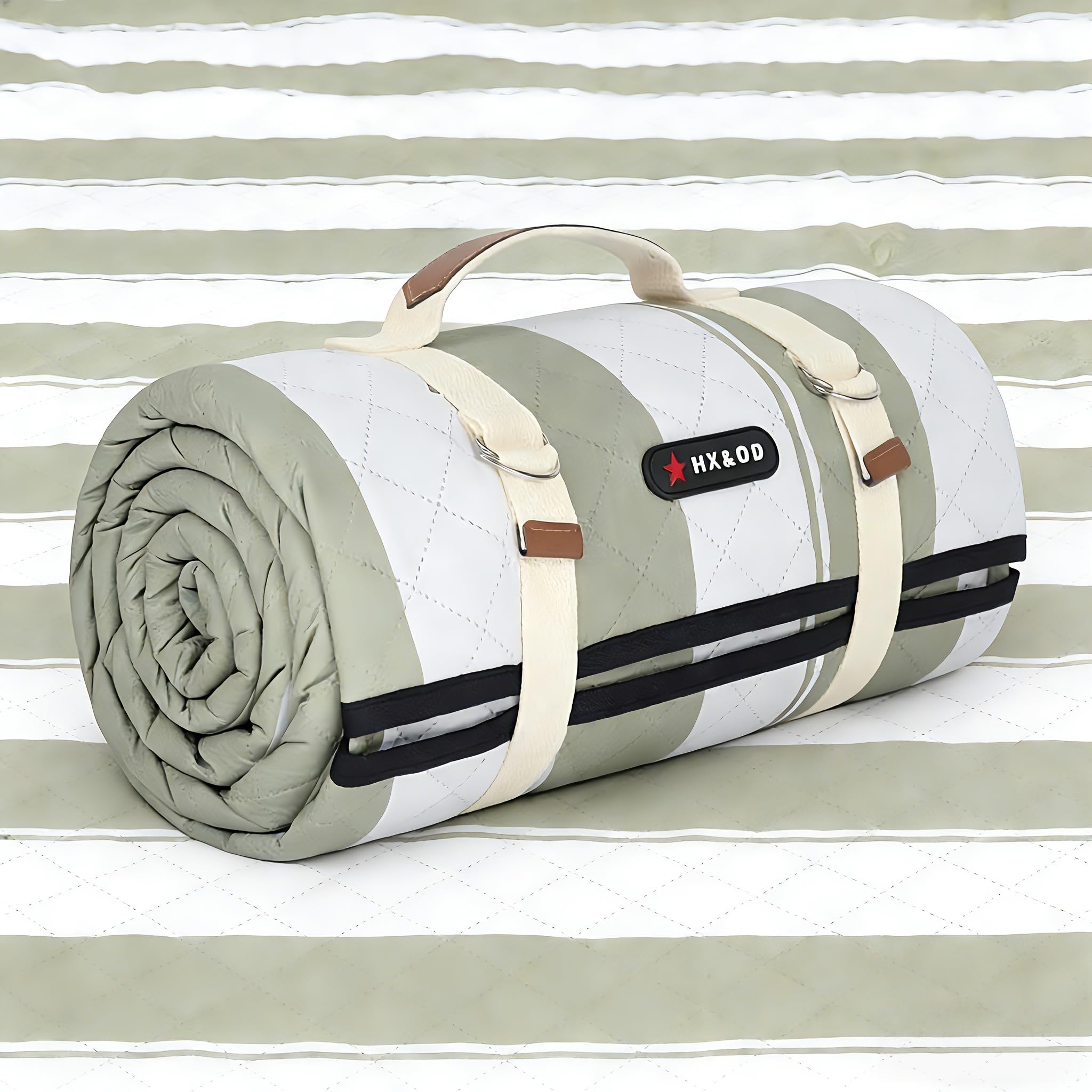 HX&OD blanket full spread showing large green surface and comfort