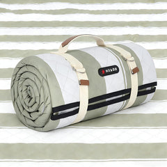HX&OD blanket full spread showing large green surface and comfort