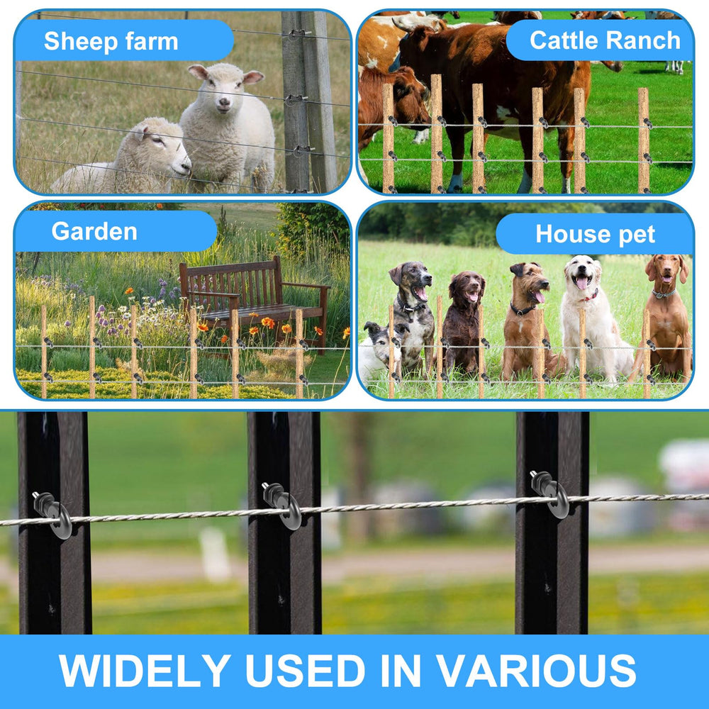 HXSEMAYIG on a working farm fence showing in-use durability and weather resistance benefit