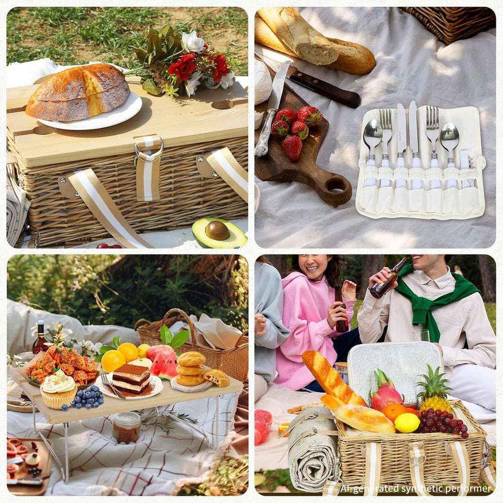 HYBDAMAI cutlery and shatterproof glasses detail for durable outdoor dining
