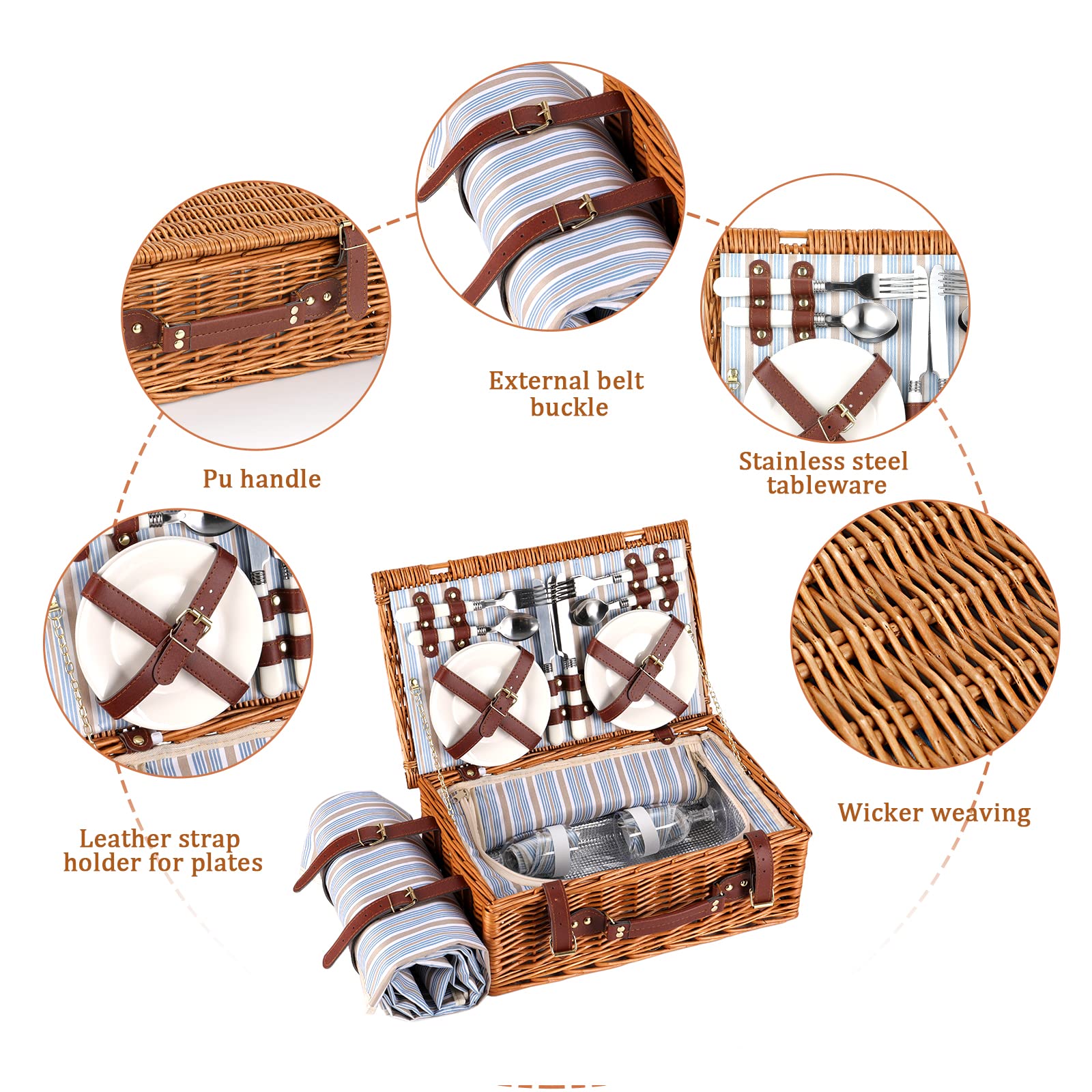 HYBDAMAI stainless steel cutlery and porcelain plates closeup for durable dining