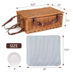 HYBDAMAI insulated compartment interior keeps food cool and wipes clean