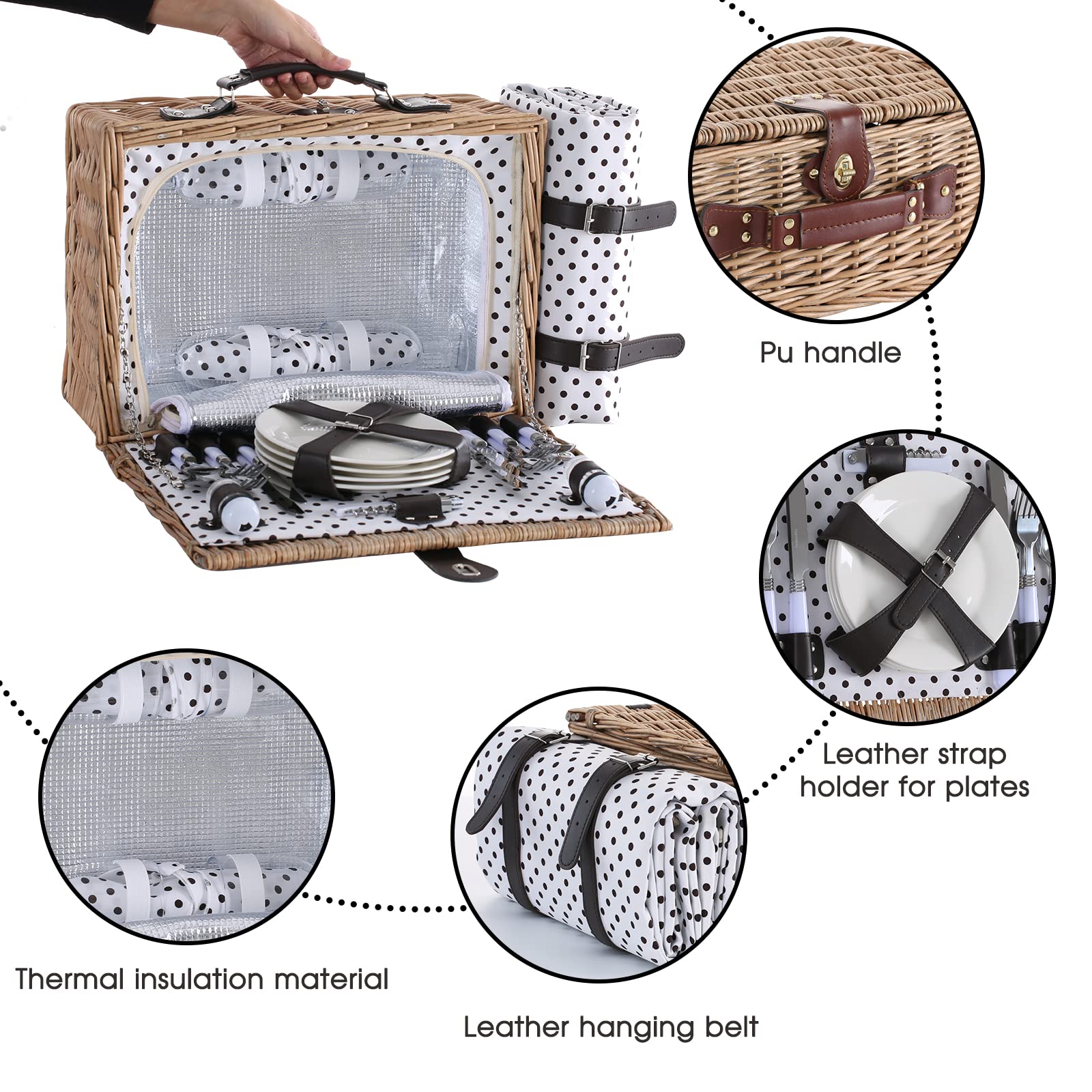 HYBDAMAI insulated compartment interior detail providing temperature protection benefit