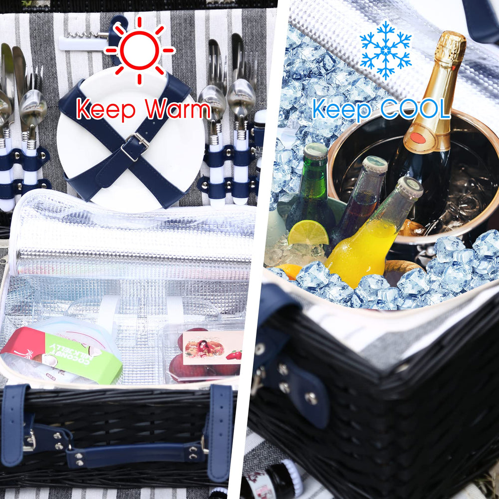 HYBDAMAI porcelain plates and stainless cutlery arranged for neat transport benefit