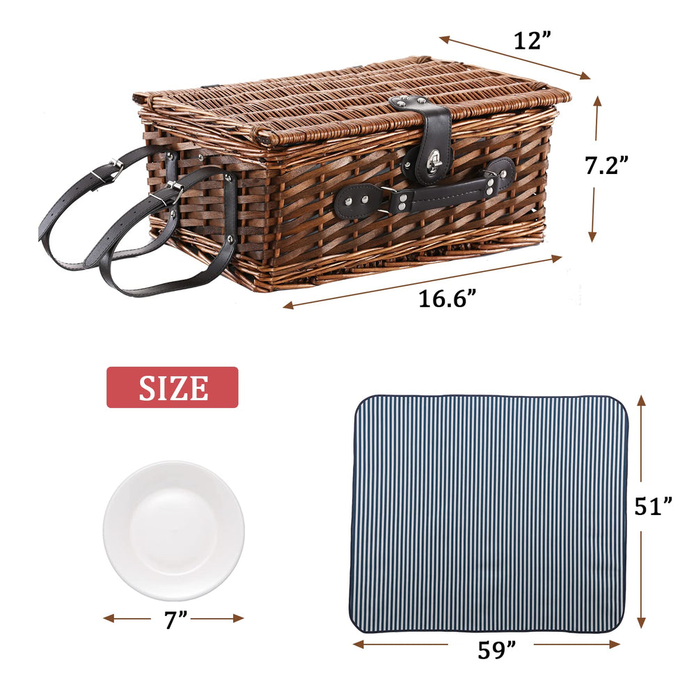 HYBDAMAI tableware arranged inside secured by straps for organized transport
