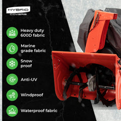Hybrid Covers buckle and strap detail demonstrating windproof security