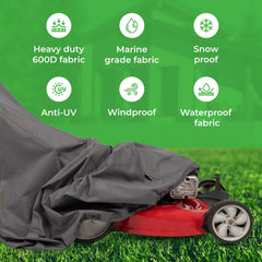 Hybrid Covers close-up of 600D fabric texture highlighting durability