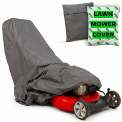 Hybrid Covers front view on mower showing full coverage and protection