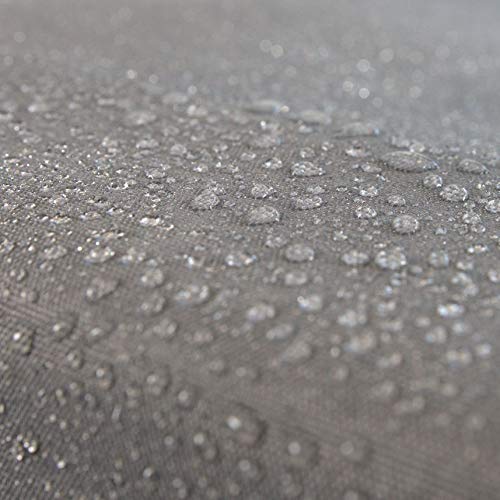 Hybrid Covers label and double stitching close-up illustrating durable construction