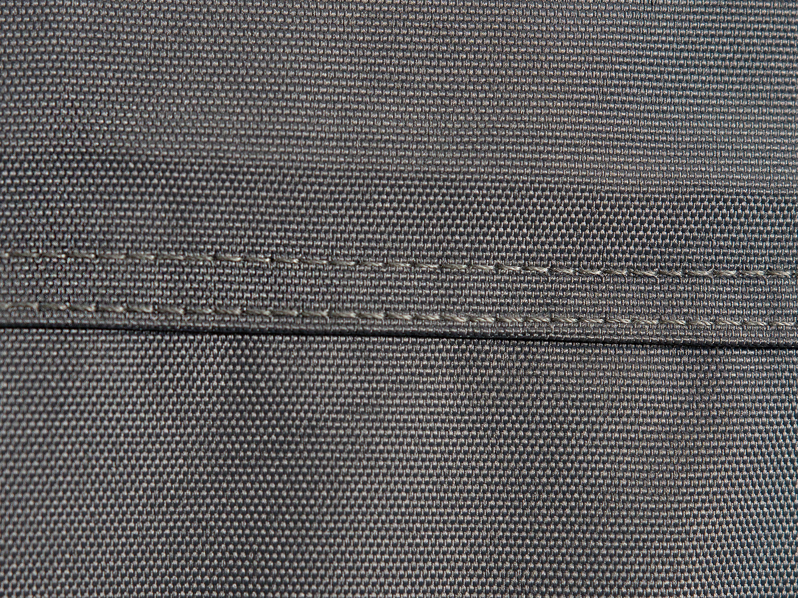 Hybrid Covers side profile showing snug fit over mower deck