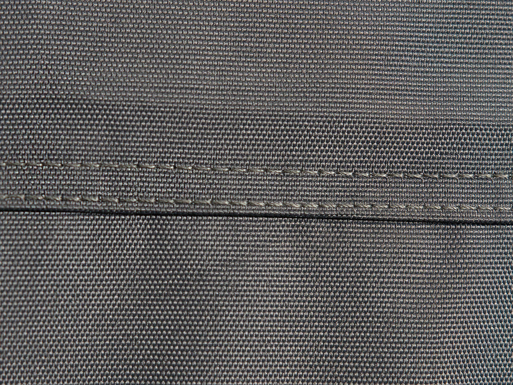Hybrid Covers side profile showing snug fit over mower deck