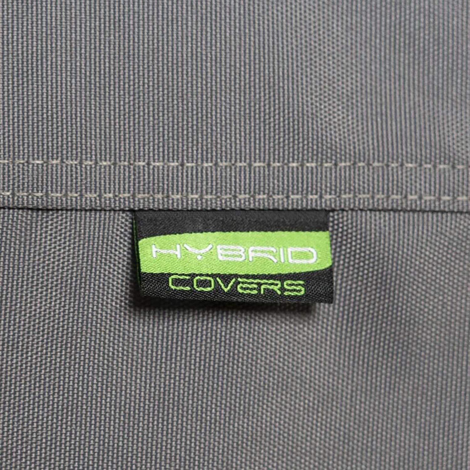 Hybrid Covers water beading on surface demonstrating waterproof performance